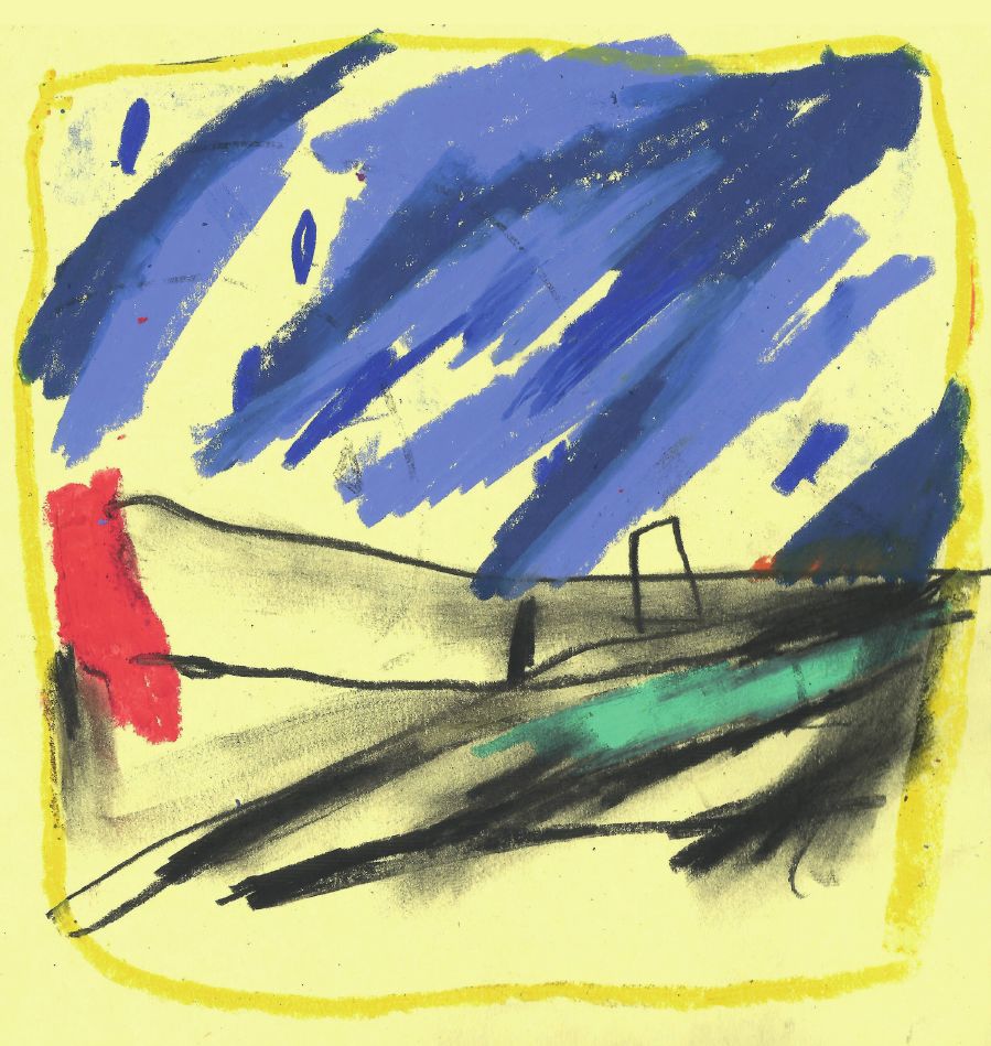 Crayon drawings, image 1